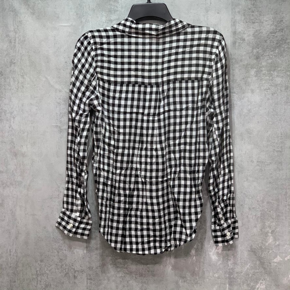 Abound Black/White Annet Check Weekend Tie Front - Picture 7 of 10